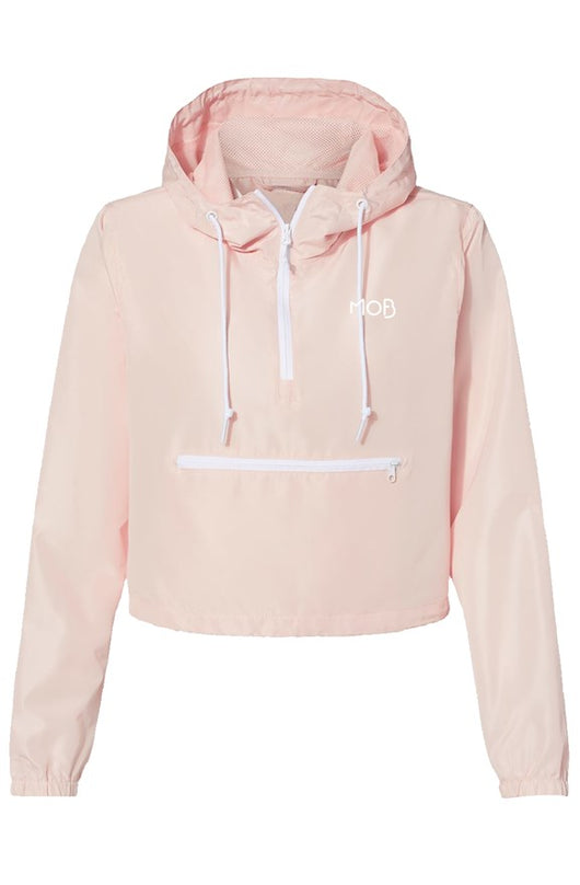 Lightweight Pullover Crop Windbreaker